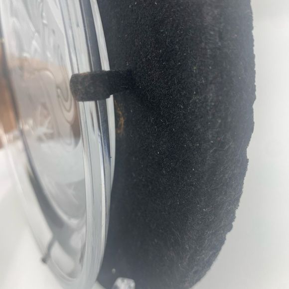 Art Nouveau ANGELICA Michael Yates Country Ladies Morgantown Lead Crystal Plate - Picture 3 of 7